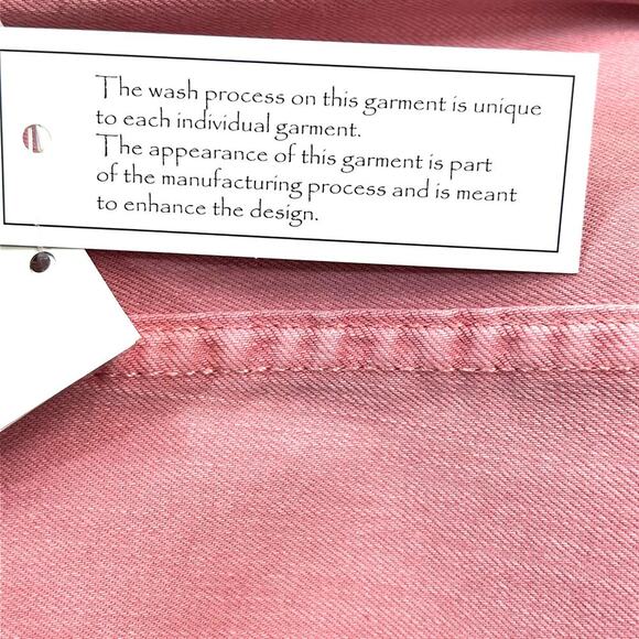 Jolt NWT Washed Dusty Rose Pink Stretch Denim Mini Skirt 1/25W Coastal Cowgirl - Picture 8 of 10